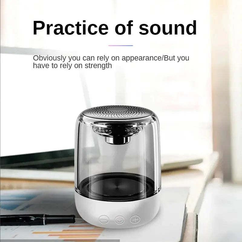 Portable Bluetooth Speaker with Colorful Lights