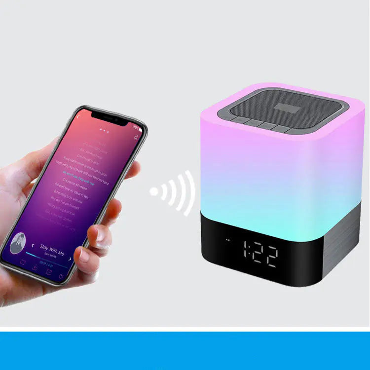 Colorful Touch Lamp Bluetooth Speaker, Portable Gift Audio