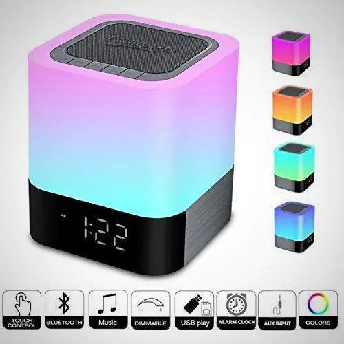 Colorful Touch Lamp Bluetooth Speaker, Portable Gift Audio