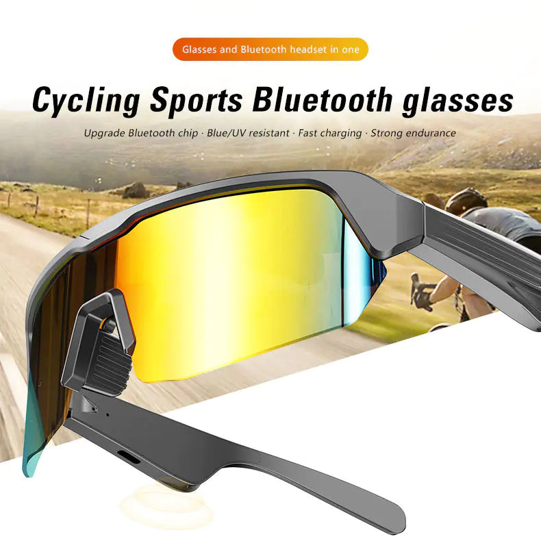 YJ006 Bluetooth Smart Cycling Glasses with Audio Headset