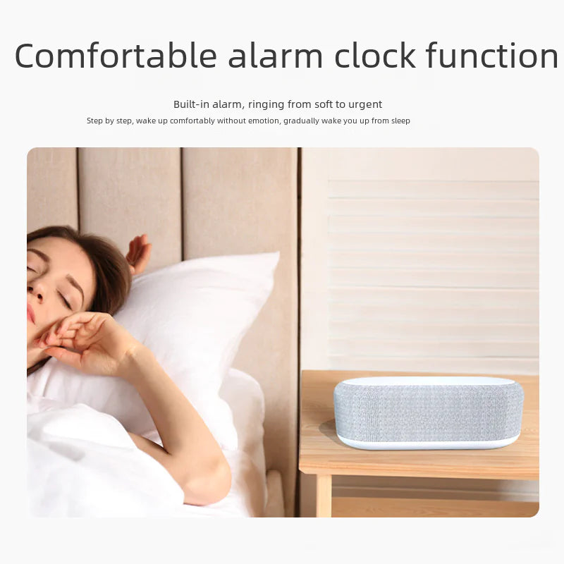 Amazon Desktop Clock Alarm with Wireless Charger & Lamp